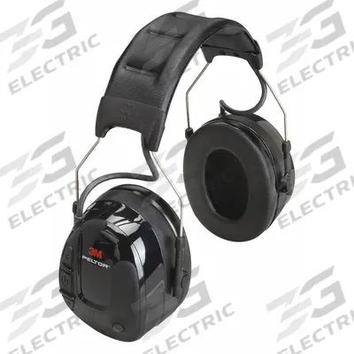 3M PELTOR Electronic Ear Muffs: Over-the-Head Earmuff, 21 dB NRR, 3.5mm Stereo - Over-the-Head Headsets for Communication