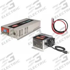 TUNDRA Inverter and Battery Charger: Pure Sine Wave, 5,000 W Peak Output Power, 10.5 to 15V DC (MPN ICS25245). Key specifications — Charger Input Voltage: 105 to 130V AC; Brand: TUNDRA; Charger Output Voltage: 13.2V to 14.4V; Inverter Input Voltage: 10.5 to 15V DC; Inverter Output Form: Pure Sine Wave; Inverter Output Voltage: 120V AC.
