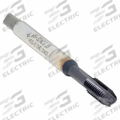 CLEVELAND Spiral Point Tap: #8-32 UNC, 2B, 3 Flute, Plug Chamfer, TiAlN Coated Cobalt (MPN C86108)