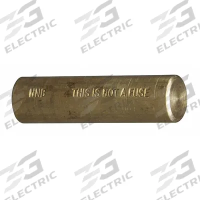 BUSSMANN Dummy Fuse: Compatible with 10 mm x 38 mm Fuses (MPN NNB) - Dummy Neutral Fuses