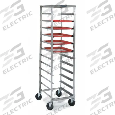 LAKESIDE Pan and Tray Rack: 11 Slots, 5 in Betw Shelves, 300 lb Capac, 21 in Wd - Standard-Duty End-Loading Sheet Pan Racks
