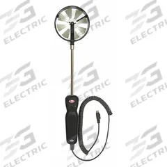 DWYER Thermo-Anemometer: Thermo-Anemometer, Air Velocity Meter Accessories, 8 in, Anemometers, UHH (MPN VP1). Key specifications — Brand: DWYER; Compatible with Manufacturer Model Number: UHH; Includes: Coiled Cable.