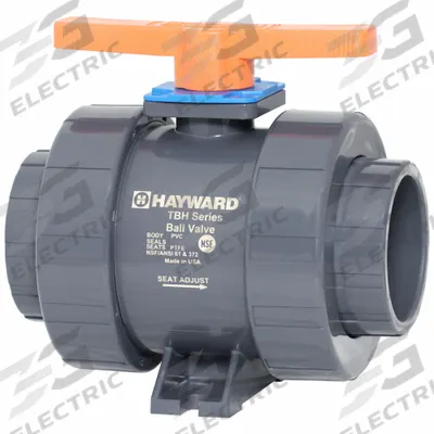 HAYWARD FLOW CONTROL Manual Two-Way Ball Valve: 2 1/2 in, CPVC, Straight - CPVC Ball Valves