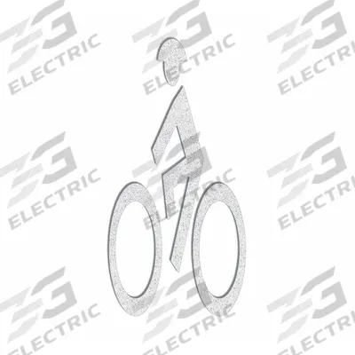 RAE Preformed Thermoplastic Pavement Markings: Bike Man, White, 4 ft Lg - Pavement Pre-Determined Messages