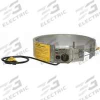 APPROVED VENDOR Drum Heater: 115V AC, 1,920 W Watts, 200°F to 400°F, Drums, For 30 gal Drum Capacity (MPN TRX30H115). Key specifications — Brand: APPROVED VENDOR; For Container Type: Drums; Environment: Indoor; Current Rating: 16 A.
