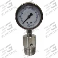 KODIAK Pressure Gauge with Diaphragm Seal: 0 psi to 60 psi, KC301/DSM35FLUSH, 2 1/2 in Dial, Bottom (MPN KC301L2560/DSF14-M). Key specifications — Brand: KODIAK; Gauge Case Liquid: Glycerin; Seal Fill Liquid: Mineral Oil; Gauge Case Material: 304 Stainless Steel; Seal Lower Housing Material: 316 Stainless Steel; Accuracy: ±1.60%; Gauge Wetted Parts: Stainless Steel.
