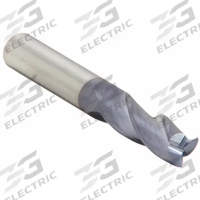 CLEVELAND Square End Mill: Carbide, TiAlN Coated, 3 Flute, 7/16" Mill Dia, 7/8" LOC - General Purpose Carbide Square End Mills