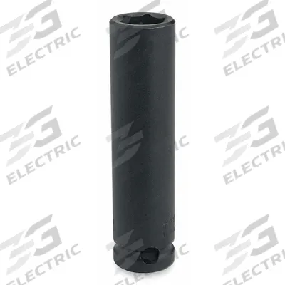 PROTO Impact Socket: 1/2 in Drive Size, SAE, 11/16 in Socket Size, 6-Point, Deep - 1/2" Drive Impact Sockets