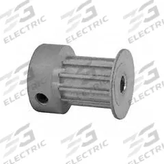 DAYTON Timing Pulley: Curvilinear, Fixed, For 9 mm Belt Wd, 11 Teeth, 3 mm Pitch, Aluminum (MPN 11-3M09-6CA1). Key specifications — Brand: DAYTON; Finish: Clear Anodized; For Belt Series: Powerhouse®.