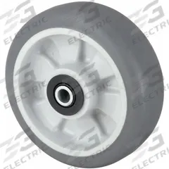 APPROVED VENDOR Caster Wheel: 8 in Wheel Dia., 2 in Wheel Wd, Rubber, 675 lb Load Rating, Plastic (MPN 2RYY3). Key specifications — Wheel Core Material: Plastic; Wheel/Tread Color: Gray; Brand: APPROVED VENDOR.