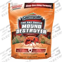 SPECTRACIDE Fire Ant Killer: For Use On Crawling Insects, Bag, 3.5 lb Container Size, Outdoor Use (MPN HG-96470). Key specifications — Brand: SPECTRACIDE; Container Type: Bag; DEET Concentration: DEET-Free; Form: Granular; Indoor/Outdoor Use: Outdoor; Insect Group: Crawling; Targeted Insects: Ants.