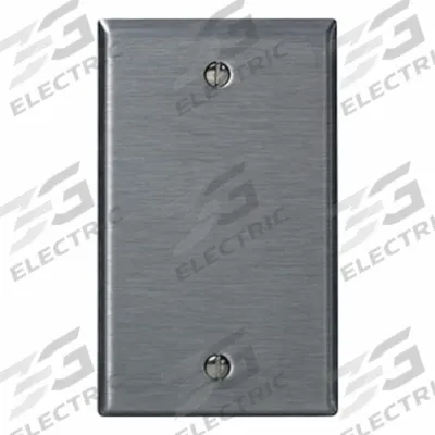 LEVITON Wall Plate: Blank, 1 Gang - General Purpose Wall Plates