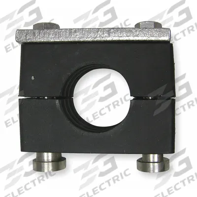 BEHRINGER PIPE SYSTEMS Vibration-Dampening Beta Clamp: Ribbed Bore, 304 Stainless Steel Clamp (MPN R8HT6275-PP) - Vibration-Dampening Textured Core Beta Clamps