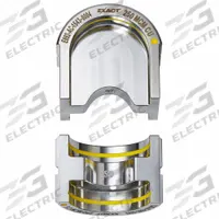 MILWAUKEE Upper and Lower Crimping Die: 250 kcmil, U Style Dies, For Use With 2779-22, 2 Sizes (MPN 49-12-U250C). Key specifications — attr511073: U Style Dies; attr511072: Electrical Wire and Cable Crimping; attr473934: MILWAUKEE; attr511065: M18™ FORCE LOGIC™; attr511069: Yellow; attr542116: 250 kcmil; attr511067: 2779-22.