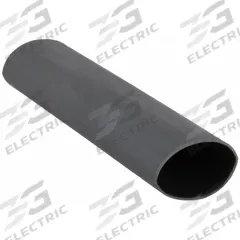 3M Heat Shrink Tubing: 1.1 in I.D. Before Shrinking, 0.37 in I.D. After Shrinking, 6 in Lg, 100 PK (MPN ITCSN-1100-6-Bulk). Key specifications — Color: Black; Brand: 3M.