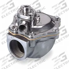 REDHAT Solenoid Valve: 2-Way, Normally Closed, 3/4 in Pipe Size, Dust Collector, Aluminum Body (MPN 8353C033). Key specifications — Nominal Pipe Size: 3/4 in; Brand: REDHAT.
