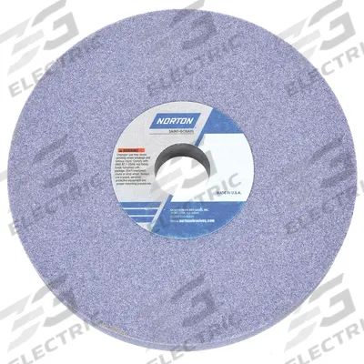 NORTON Straight Grinding Wheel: Type 1, 7" x 1/2" x 1 1/4", 32A60-JVBE - Grinding Wheels for Moderate-to-Heavy Grinding of Tool Steels