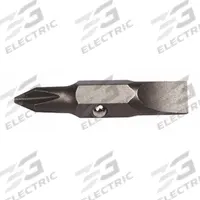 KLEIN TOOLS Double Ended Driver Bit: Imperial, Hand, #1 – Phillips Bit Size and Type Side 1, 2 PK (MPN 32398). Key specifications — attr1132179: Hex; attr1110551: KLEIN TOOLS; attr1132174: Steel.