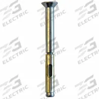 MKT FASTENING Sleeve Anchor: 4 in Overall Lg, 3/8 in Dia, 5/16"-18 Thread Size, Steel, Flat, 25 PK (MPN 1773000). Key specifications — Brand: MKT FASTENING.