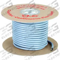 CHAINFLEX Control Cable: 18 AWG Conductor Size, 5 Conductors, PVC, 100 ft, Gray (MPN CF130US-07-05-100). Key specifications — Conductor Size: 18 AWG; Minimum Bend Radius Factor - Fixed: 5 x OD; Minimum Bend Radius Factor - Flexible: 7.5 x OD; Shielding: Unshielded; Brand: CHAINFLEX.