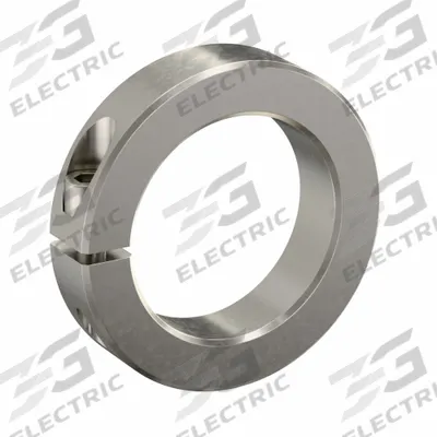 RULAND MANUFACTURING Shaft Collar: 1-Piece, Inch, Round, Clamp-On, 2 5/8 in Bore Dia - Stainless Steel Shaft Collars
