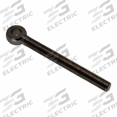 AMPG Fixed Rod End: Stainless Steel, Black Oxide, 5 in Hole Center-to-End Lg - Stainless Steel Male Threaded Fixed Rod Ends