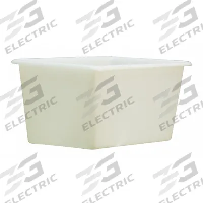 NEW AGE INDUSTRIAL Bin: 30 gal, 32 3/4 in x 21 1/4 in x 15 3/4 in, White Body - Clearview Totes with Snap-On Lids