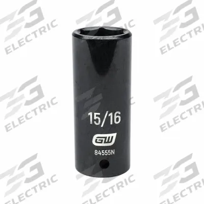 GEARWRENCH General Purpose Impact Sockets: 1/2 in Drive Size, SAE, 15/16 in Socket Size - 1/2" Drive Impact Sockets