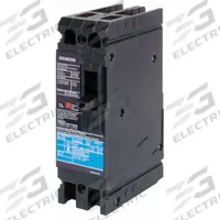 SIEMENS Molded Case Circuit Breaker: 45 A Amps, 18kA at 480V AC, Fixed, Load Side Lug, ABC, ED4 (MPN ED42B045). Key specifications — Phase Connection: ABC; Instantaneous Trip: Fixed; Terminal Connection: Load Side Lug; Series: ED4; Max. AIR Rating: 18kA at 480V AC.