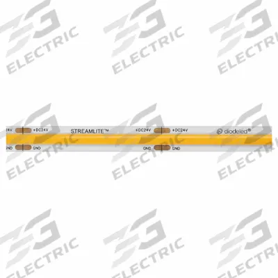 LED Tape Light Kits: Warm White, Top Bend, 300 lm, 2700K, 8 ft Lg, 26.4 W Watt
