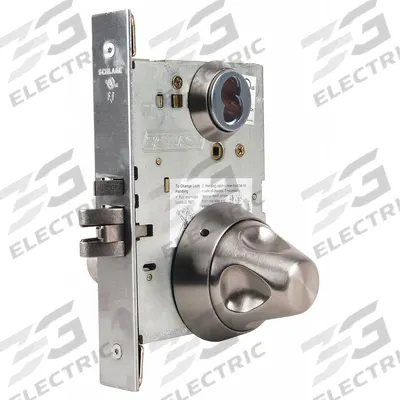 SCHLAGE Door Lockset: Classroom Knob Locksets, Stainless Steel, SFIC