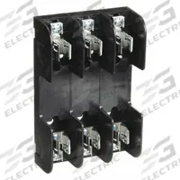 MERSEN Fuse Block: Open Block Design, 3 Pole, 600 V AC, Pressure Plate, Non-Indicating (MPN 60328). Key specifications — attr233046: MERSEN.