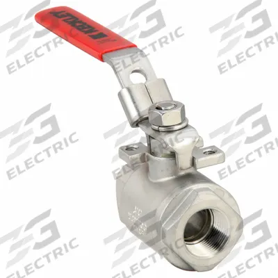 KECKLEY Manual Two-Way Ball Valve: 3/4 in, Stainless Steel, Straight, FNPT x FNPT - Stainless Steel Ball Valves
