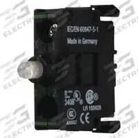 EATON Lamp Module: 22 mm Size, Green, LED, 30 V AC/DC Rating, No Transformer (MPN M22-LEDC-G). Key specifications — Compatible with Series: M22; Terminal Connection Type: Spring Cage; Brand: EATON; Manufacturer Part Number: M22-LEDC-G; Includes Bulb: Bulb Included.