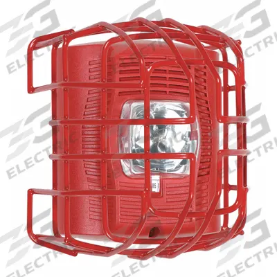SAFETY TECHNOLOGY INTERNATIONAL Wire Cage: Steel, 7 1/2 in Overall Dp - Guards for Alarms & Wall Fixtures