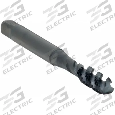 WIDIA GTD Spiral Flute Tap: #3-48 UNC, H2 / 3B, 2 Flute, Semi-Bottoming Chamfer - General Purpose Spiral-Flute Taps