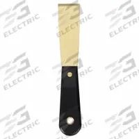 WESTWARD Scraper: Bld. Mat. Brass, Hdl. Mat. Polypropylene, Stiff, Tapered Bld. Shape (MPN 13A664). Key specifications — attr1004902: WESTWARD; attr1012057: Full; attr1014703: Plastic; attr1017570: Standard End; attr1029655: Straight; attr1034073: Bevel/ Offset.