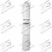 NEPHROS Quick-Connect Water Filter: 1 micron, 1.7 gpm, 17 in Overall Ht, 3 in Overall Dia (MPN 70-41075-E60). Key specifications — Product Type: Quick-Connect Water Filter; Filter Media: Treated Polymer Beads; Brand: NEPHROS; Reduces: Chloramine.