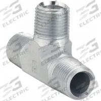PARKER Metal Pipe Tee: Tee, Steel, 1/8 in x 1/8 in x 1/8 in, 6,000 psi (MPN 1/8 RRS-S). Key specifications — Brand: PARKER; Maximum Operating Pressure: 6,000 psi; (DO NOT SEND) Manufacturer Location: Globally Sourced; Fitting Pipe Size: 1/8 in x 1/8 in x 1/8 in.