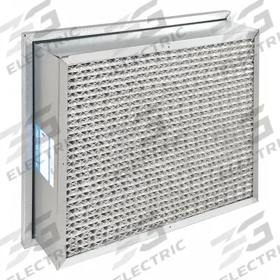 GRAINGER Cartridge Air Filter: 20 in x 24 in x 6 in, Steel, Single Header, MERV 14 - MERV 14 Cartridge Air Filters