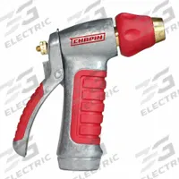 APPROVED VENDOR Adjustable Hose Nozzle: Adj Stream, Rear Trigger, 100°F Max Temp, Pistol Grip, GHT (MPN 4630). Key specifications — Construction: Metal.