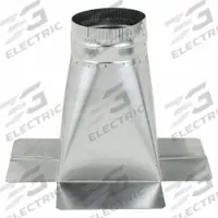 Attic & Roof Ventilator Base: 4 in Throat Dia, Mfr Part # FB04G. Key specifications — Compatible Grainger SKU: 4C016; Compatible Manufacturer Model Number: TV04G; Finish: Galvanized; Flashing Size: 20 in x 20 in; For Fan Type: Wind-Driven Turbines; For Use With: Flat Roof Mounting Base, 4" Galvanized; Manufacturer Part Number: FB04G; Brand: EMPIRE.