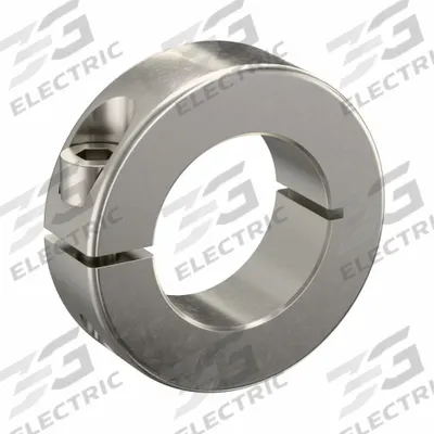 RULAND MANUFACTURING Shaft Collar: 1-Piece, Metric, Round, Clamp-On, 28 mm Bore Dia - Stainless Steel Shaft Collars