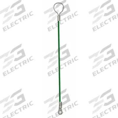 INNOVATIVE COMPONENTS Tool Lanyard: Stainless Steel, 12 in Overall Lg, 5/16 in Loop 1 Size - Lanyards