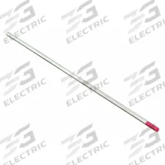 WESTWARD Tungsten Electrode: Thoriated, 0.04 in x 7 in, Red, EWTh-2, 10 PK (MPN 49H751). Key specifications — Brand: WESTWARD; Overall Length: 7 in; AWS Classification: EWTh-2; Welding Current Designation: AC/DC; Color: Red.