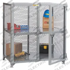 LITTLE GIANT Bulk Storage Locker: 73 in x 39 in x 52 in, 1 Fixed Shelf, Legs, Gray, Gray, Shelves (MPN SC-3672-NC). Key specifications — Brand: LITTLE GIANT; Body Panel Type: Ventilated; Base Type: Legs; Cabinet Color: Gray; Frame Assembled: Assembled.