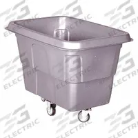 APPROVED VENDOR Cube Truck: 11.9 cu ft, 250 lb, 44 1/2 in L x 32 in W x 33 1/2 in H, Gray, Std (MPN 36FK90). Key specifications — Manufacturer Part Number: 36FK90; Brand: APPROVED VENDOR; Caster/Wheel Configuration: (2) Rigid; Color: Gray.