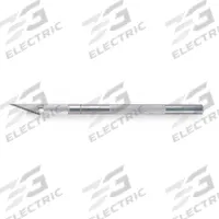 GENERAL Precision Knife: Triangular, 1 1/2 in Blade Lg, 0.5 mm Blade Thick, Steel, Aluminum (MPN 3ZH07). Key specifications — attr307565: Aluminum; attr307563: Steel; attr307566: Yes; attr324883: GENERAL.