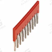 SCHNEIDER Bridge: Red (MPN NSYTRAL610). Key specifications — Compatible Manufacturer Model Number: NSYTRV62; Compatible with Product Type: TRV Screw Terminal Block; Brand: SCHNEIDER.