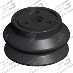SMC Bellows Pad: Bellows, w/o Adapter, 32 mm Pad Dia, Silicone, Black, 40, 18.5 mm Pad Ht, ZP2 (MPN ZP2-32HBS). Key specifications — attr1019101: ZP2-32HBS; attr1019103: SMC; attr1019107: 40.